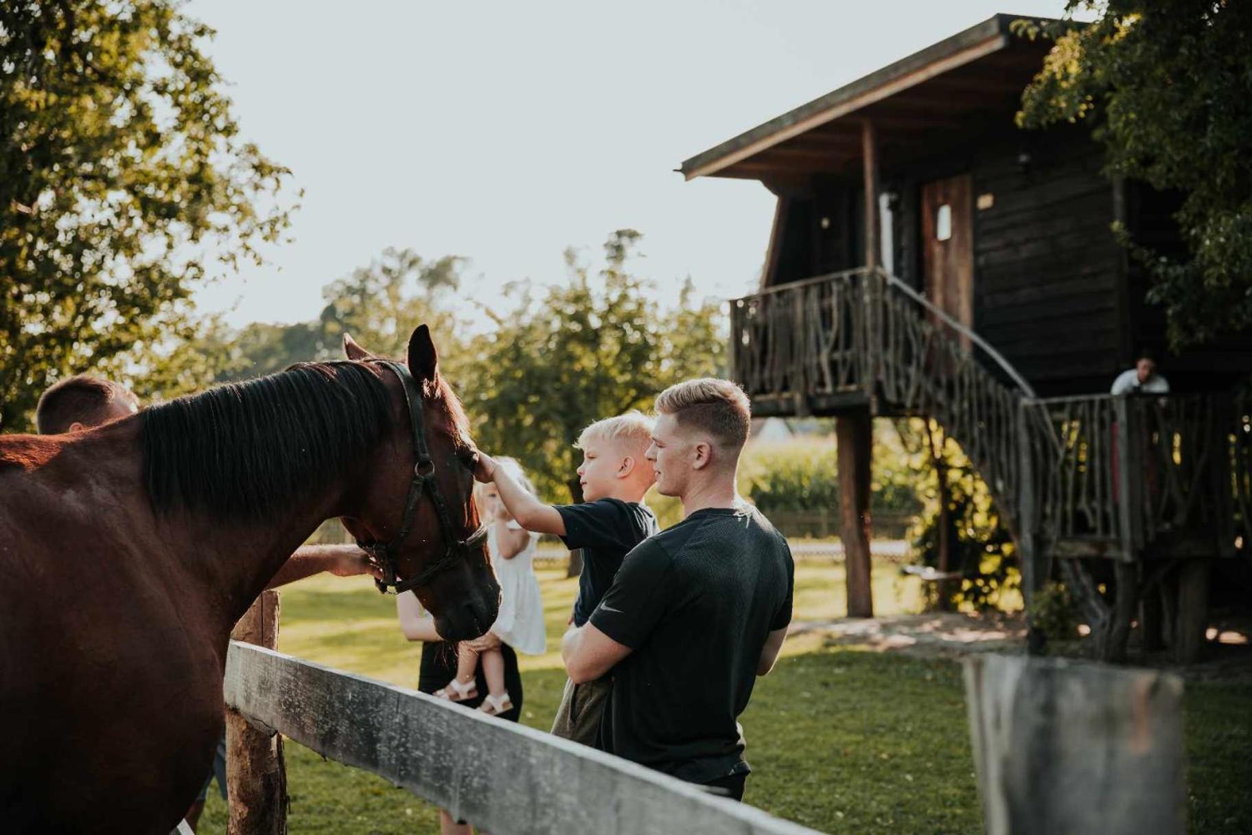 Готель Treehouse Drevesna Hiska Strkovo Gnezdo Ranc Jures Лютомер Екстер'єр фото